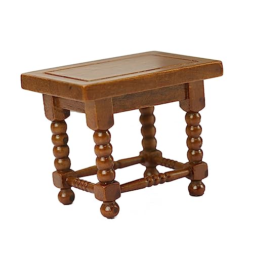 Abaodam Miniatur Möbelset Für Puppenhaus Eleganter Mini Tisch Aus Hochwertigem Zur Dekoration des Wohnzimmers Für Kreative Mini-häuser Spielzeug von Abaodam