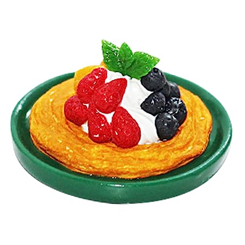 Abaodam Mini Obstkuchen Das Mini Essensspielzeug Kinderspielzeug Dekoration Mini Mini Hausverzierung Mini Hauszubehör Puppenhaus Essensmodellszene DIY Requisite von Abaodam
