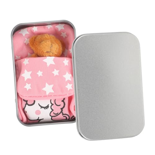 Abaodam Mini Plüschbär im Kasten Lustiges Kinderzimmer Ornament für Schreibtischdekoration Sicher und Langlebig Perfektes für Jungen und Mädchen Kreatives Design und Liebevolle Abaodam Mini Plüschbär im Kasten Lustiges Kinderzimmer Ornament für Schreibtischdekoration Sicher und Langlebig Perfektes für Jungen und Mädchen Kreatives Design und Liebevolle von Abaodam