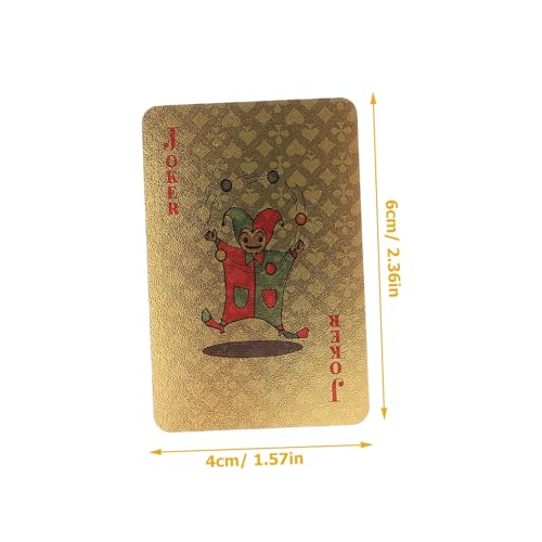 Abaodam Mini Pokerkarten Kleine Spielkarten aus Papier und Pet Kindgerechtes Kartenspiel Zubehör Geeignet als Lernspielzeug und Deko für Puppenhäuser Robust und Sicher von Abaodam