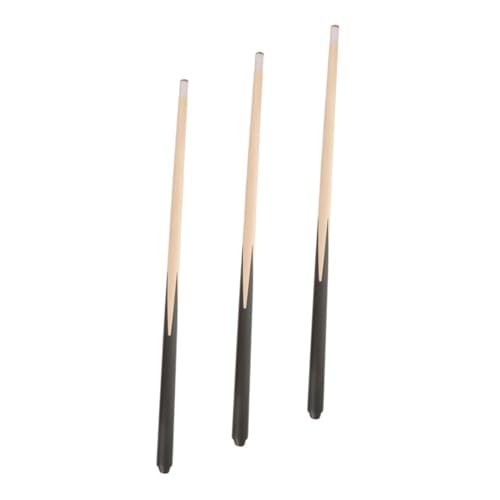 Abaodam Mini-Poolqueue aus Hartholz, für Mini-Pool-Sticks, Shorty-Queues, kurzer Billard-Queue, Billardqueue, Billardqueue, Pool-Queues für Hartholz, Mini-Queue, 3 Stück von Abaodam