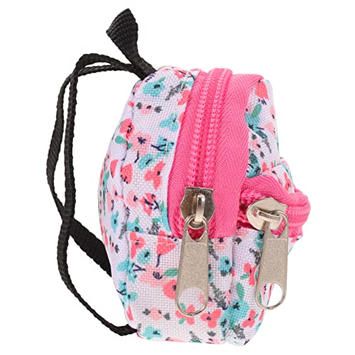 Abaodam Mini Puppenrucksack aus Polyester mit Reißverschluss Dekorativer und Langlebiger Mini Rucksack für Puppen für Schulaccessoires und Puppenhaus Dekoration Abaodam Mini Puppenrucksack aus Polyester mit Reißverschluss Dekorativer und Langlebiger Mini Rucksack für Puppen für Schulaccessoires und Puppenhaus Dekoration von Abaodam