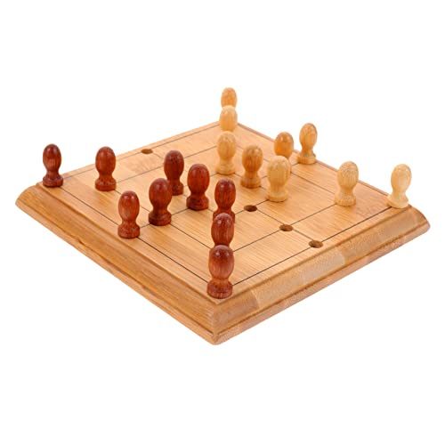 Abaodam Pädagogisches Schachspielzeug Für Jungen Und Mädchen Schachbrett Mini-tischschach Und Brettspielspielzeug Für Mädchen von Abaodam