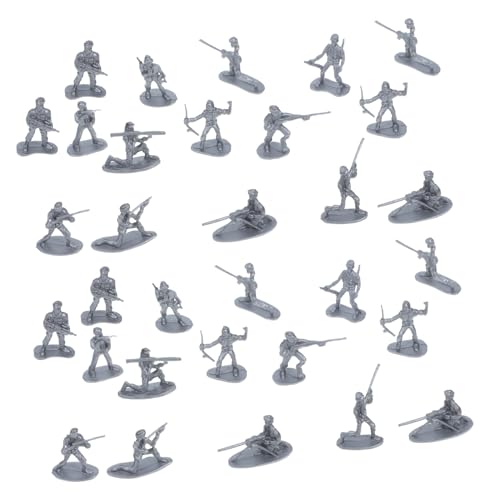 Abaodam Mini-Soldaten-Figuren, Miniatur-Actionfiguren für Tischdekoration, Schulprojekte, Puppenhäuser, Armee für Jungen und kreative Displays, 100 Stück Abaodam Mini-Soldaten-Figuren, Miniatur-Actionfiguren für Tischdekoration, Schulprojekte, Puppenhäuser, Armee für Jungen und kreative Displays, 100 Stück von Abaodam