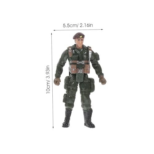 Abaodam Mini Soldaten Figuren aus Robustem Teilig Realistische Militärmodelle für Micro Landschaft Dekoration für DIY Tischdeko und Sammler von Abaodam