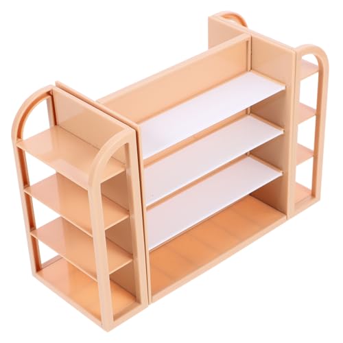 Abaodam Mini Supermarktregal Für Kleine Mini Kühlschrank Für Kleinkinder Schlafzimmerdekor Puppenhausspielzeug Für Und Kleinkinder Mini Regal Mini Hausregal Modell Mini von Abaodam