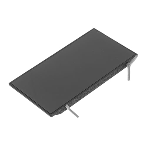 Abaodam Mini-TV Fernseher Mini-Puppenhauszubehör Miniatursachen Puppenhaus-Wohnzimmerdekoration TV -Requisite Miniatur-TV- puppenhaus Fernsehen pla Black von Abaodam