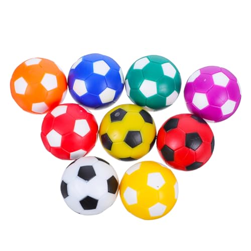 Abaodam Mini Tischfußballbälle aus Robustem Kunststoff Ersatz für Tischkicker Verbesserte Kontrolle für Kindergeburtstag Sportparty und Freizeit Vielseitig für Zuhause und Büro von Abaodam