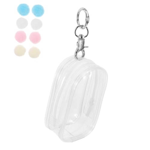 Abaodam Mini Transparenttasche für Puppen Aufbewahrungstasche mit Hängeschnalle für Figuren und Bietet Rundumschutz und Elegantes Design Material Leicht Abaodam Mini Transparenttasche für Puppen Aufbewahrungstasche mit Hängeschnalle für Figuren und Bietet Rundumschutz und Elegantes Design Material Leicht von Abaodam