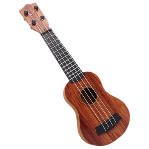 Abaodam Mini Ukulele aus Realistische Simulation für Kleinkinder Sichere Tragbares Musikinstrument Lernspielzeug für Jungen und Mädchen von Abaodam