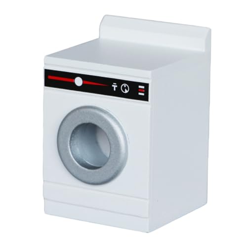 Abaodam Mini Waschmaschine Modell Aus Miniatur Deko Für Puppenhaus Tisch Ornament Holzspielzeug Mit Silberner Tür Für Kreative Szenen Und Sammler Abaodam Mini Waschmaschine Modell Aus Miniatur Deko Für Puppenhaus Tisch Ornament Holzspielzeug Mit Silberner Tür Für Kreative Szenen Und Sammler von Abaodam