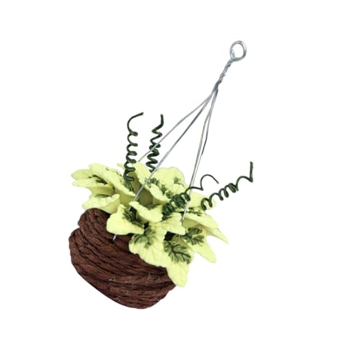 Abaodam Miniatur-hängekorb Gelbe Ahorn-Harz-Ornamente Ideal Für Kinderspielzeug Fotografie-Requisiten Und Heimdekoration Abaodam Miniatur-hängekorb Gelbe Ahorn-Harz-Ornamente Ideal Für Kinderspielzeug Fotografie-Requisiten Und Heimdekoration von Abaodam