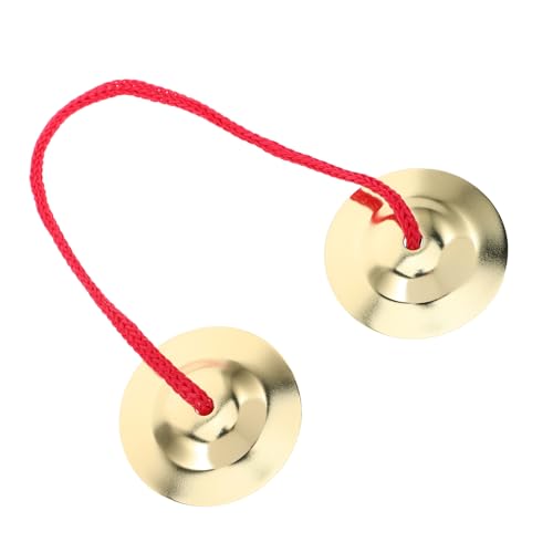 Abaodam Mini-musikinstrumenten-Set, Kupferbecken, Helle Becken Für Kinder, Kleinkinder, Maracas, Handbecken Für Kinder, Kindergarten Und Heimgebrauch von Abaodam