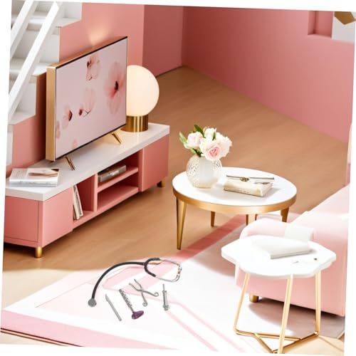 Abaodam Miniatur Arzt Teilig Puppenhaus Zubehör Realistische Arzt Spielzeuge für Pädagogisch Fördernd Handliches Design von Abaodam