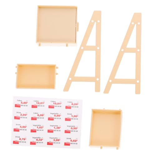 Abaodam Miniatur Blumenshelf für Puppenhaus Stufiges Regal für Dekoration für Kleine Pflanzen und Spielzeugzubehör Fördert Kreativität und Fantasie von Abaodam