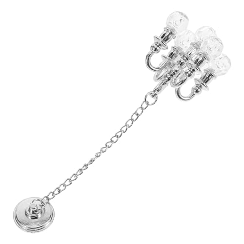 Abaodam Miniatur Deckenlampe für Puppenhaus Elegante Hängelampe mit Realistischen Details für Mini Häuser zur Schaffung Lebendiger Szenen Sichere Materialien Stilvolles Design von Abaodam