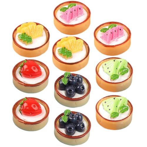 Abaodam Miniatur-Dessertkuchenspielzeug – 18 Stück Realistischer Kuchen Künstlicher Fake-Kuchen Gemischter Fake-Kuchen Modell Lebensmitteldekoration Modell Küche Foto-Requisiten von Abaodam