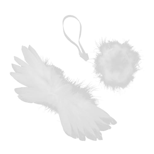 Abaodam Miniatur Engelsflügel Weiß für DIY Puppendekoration Modische Bastel flügel für Puppenkostüme Vielseitig Einsetzbare Cosplay Requisiten für Kreative Kinderprojekte Abaodam Miniatur Engelsflügel Weiß für DIY Puppendekoration Modische Bastel flügel für Puppenkostüme Vielseitig Einsetzbare Cosplay Requisiten für Kreative Kinderprojekte von Abaodam