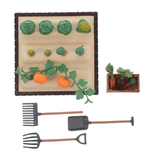 Abaodam Miniatur Gartengeräte für Puppenhäuser Teiliges mit Schaufel und Rechen für Mini und Outdoor Dekorationen für Kleine und Entspannende Hobbys Abaodam Miniatur Gartengeräte für Puppenhäuser Teiliges mit Schaufel und Rechen für Mini und Outdoor Dekorationen für Kleine und Entspannende Hobbys von Abaodam