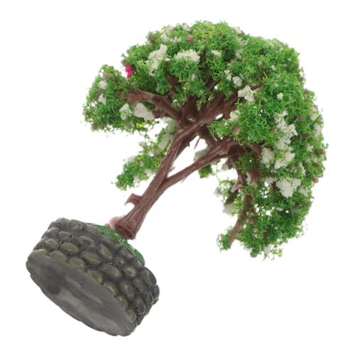 Abaodam Miniatur Gartenornament Realistische Modellbaum Figurine für Puppenhaus Dekoration DIY Mikro Landschaft Büro Fotorequisite von Abaodam