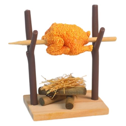 Abaodam Miniatur-Grill, realistische kleine Kochutensilien für Puppenhausgärten, Terrassen, Küchendekoration, bezauberndes Grillzubehör für interaktive Szenen Abaodam Miniatur-Grill, realistische kleine Kochutensilien für Puppenhausgärten, Terrassen, Küchendekoration, bezauberndes Grillzubehör für interaktive Szenen von Abaodam
