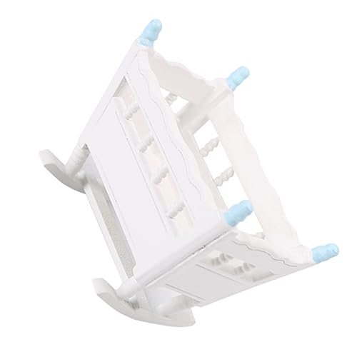 Abaodam Miniatur Holz für Puppenhaus Stabiles Mini Puppenbett Blau Detailreiches Möbelstück für Miniaturzimmer Dekoratives für Sammler Abaodam Miniatur Holz für Puppenhaus Stabiles Mini Puppenbett Blau Detailreiches Möbelstück für Miniaturzimmer Dekoratives für Sammler von Abaodam