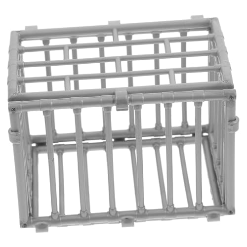 Abaodam Miniatur Käfig Modell für Haustiere DIY Käfig Zubehör für Actionfiguren und Mini Dekoration Vielseitig Einsetzbar für Kreative Projekte und Mikrolandschaften von Abaodam