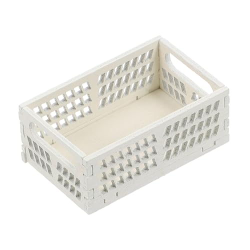 Abaodam Miniatur Kiste aus Holz für Puppenhaus Aufbewahrungskorb für Mini Szenen für Deko und Kreatives Basteln Cremefarbenes Design für Charmante Raumgestaltung Abaodam Miniatur Kiste aus Holz für Puppenhaus Aufbewahrungskorb für Mini Szenen für Deko und Kreatives Basteln Cremefarbenes Design für Charmante Raumgestaltung von Abaodam