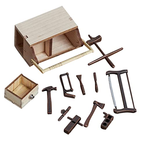 Abaodam Miniatur Mini Werkzeugschrank Modell Teiliges Puppenhaus Zubehör Realistische Werkzeugkiste Miniatur Dekoration für Schlafzimmer Wohnzimmer Küchendekor Abaodam Miniatur Mini Werkzeugschrank Modell Teiliges Puppenhaus Zubehör Realistische Werkzeugkiste Miniatur Dekoration für Schlafzimmer Wohnzimmer Küchendekor von Abaodam