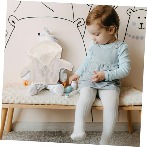 Abaodam Miniatur Puppen Hoodie Weiß Feines Detail Niedliche Puppenkleidung Zubehör Für DIY Puppenhaus Outfit Mode Accessoire Für Kleine Bjd Puppen Abaodam Miniatur Puppen Hoodie Weiß Feines Detail Niedliche Puppenkleidung Zubehör Für DIY Puppenhaus Outfit Mode Accessoire Für Kleine Bjd Puppen von Abaodam
