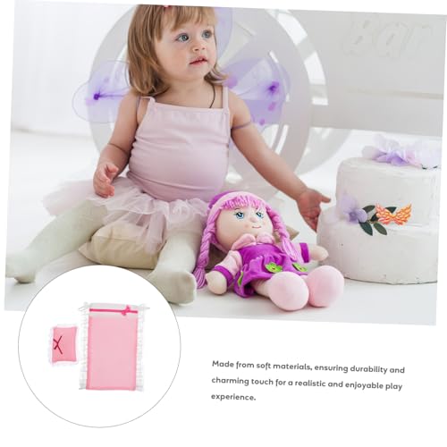 Abaodam Miniatur Puppenhaus Bettwäsche Set Teilig mit Bettlaken und Kissen Detailreiche Verarbeitung und Komfortabel Geeignet für Puppenbett Schlafzimmer Zubehör Hochwertiges Spielzubehör Abaodam Miniatur Puppenhaus Bettwäsche Set Teilig mit Bettlaken und Kissen Detailreiche Verarbeitung und Komfortabel Geeignet für Puppenbett Schlafzimmer Zubehör Hochwertiges Spielzubehör von Abaodam