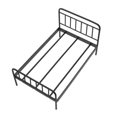 Abaodam Miniatur Puppenhaus Metallbett Schwarz Babybett für Puppenhaus Schlafzimmermöbel Detailreiches Bunk Bed Zubehör Vielseitige Miniatur Dekoration für Kreative Sammler Abaodam Miniatur Puppenhaus Metallbett Schwarz Babybett für Puppenhaus Schlafzimmermöbel Detailreiches Bunk Bed Zubehör Vielseitige Miniatur Dekoration für Kreative Sammler von Abaodam