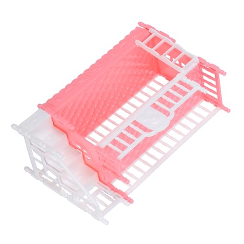 Abaodam Miniatur Puppenhaus Möbel Doppelstockbett für Prinzessinnen mit Leiter Dekoratives Zubehör für Puppen und Kreative Spielwelten Abaodam Miniatur Puppenhaus Möbel Doppelstockbett für Prinzessinnen mit Leiter Dekoratives Zubehör für Puppen und Kreative Spielwelten von Abaodam
