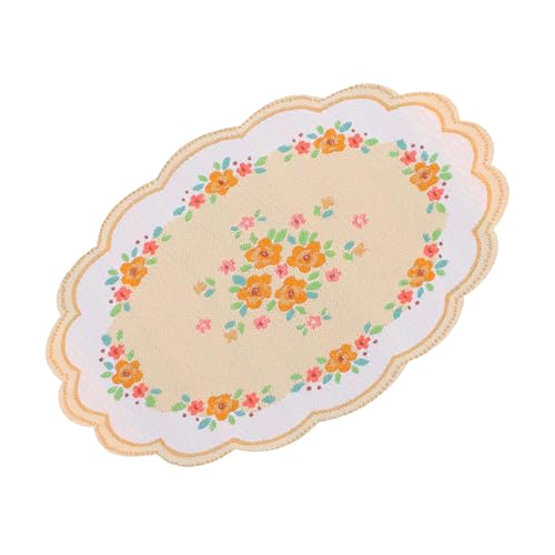 Abaodam Miniatur Puppenhaus Teppich Ovaler Bodenmatte Leicht Tragbar Realistische Details Für Miniaturhäuser Dekorationszubehör Eltern Junge Mädchen Spiel Familienbindung Abaodam Miniatur Puppenhaus Teppich Ovaler Bodenmatte Leicht Tragbar Realistische Details Für Miniaturhäuser Dekorationszubehör Eltern Junge Mädchen Spiel Familienbindung von Abaodam