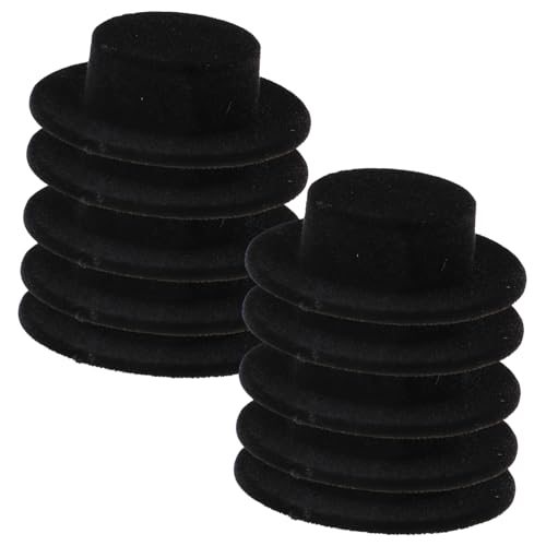 Abaodam Miniatur-Puppenhüte, Dekoration, niedliche Beflockung, Stoffhüte für Schneemann, Puppe, Basteln für Weihnachtsfeiern, DIY-Dekorationen, 20 Stück Abaodam Miniatur-Puppenhüte, Dekoration, niedliche Beflockung, Stoffhüte für Schneemann, Puppe, Basteln für Weihnachtsfeiern, DIY-Dekorationen, 20 Stück von Abaodam