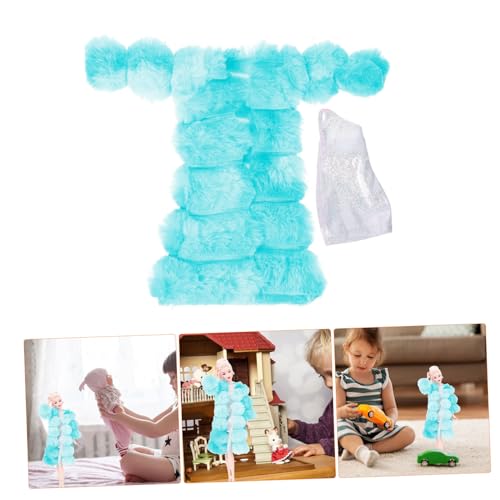 Abaodam Miniatur Puppenkleidung Plüsch Weste T Shirt für Puppen Weiche Langlebige Puppenbekleidung Zubehör für Puppenhaus und Geschenk von Abaodam