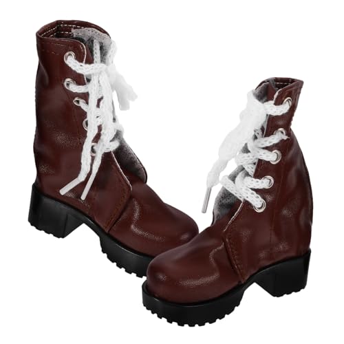 Abaodam Miniatur Puppenschuhe Stiefel Puppenzubehör Mini Schuhe Ornament für Puppenhaus DIY Kostüm Zubehör für Kreative Dekoration von Abaodam