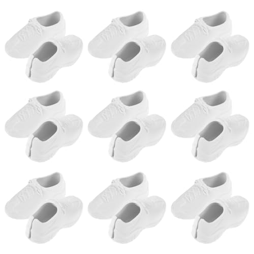 Abaodam Miniatur Spielzeugschuhe für Puppen Stylische Kunststoffschuhe für Rollenspiele und Kreative Spiele Einfache und Vielseitige Nutzung für Puppenliebhaber von Abaodam