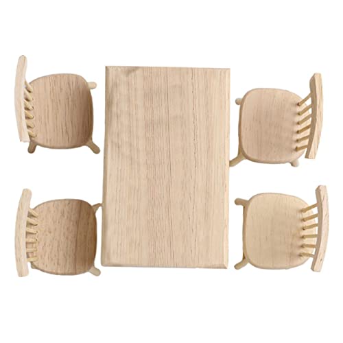 Abaodam Puppenmöbel 1 Set Miniatur Öbelset Aus Für Puppenhaus 1 Tisch Und 4 Stühle Miniaturmöbel Dekoration Für Kinderzimmer Und Rollenspiele Puppenhaus Zubehör Miniatur Möbel Set Abaodam Puppenmöbel 1 Set Miniatur Öbelset Aus Für Puppenhaus 1 Tisch Und 4 Stühle Miniaturmöbel Dekoration Für Kinderzimmer Und Rollenspiele Puppenhaus Zubehör Miniatur Möbel Set von Abaodam