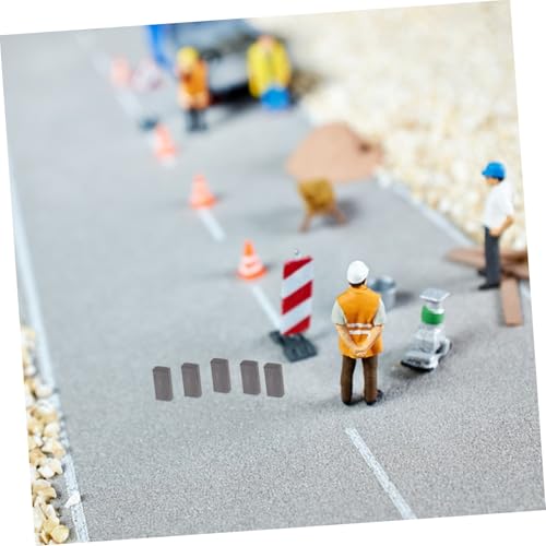 Abaodam Miniatur Ziegelsteine aus DIY Mikro Landschaft Bausteine für Sandtisch Modelle Langlebige Mauersteine für Feengarten Dekoration und Puppenhaus Zubehör von Abaodam