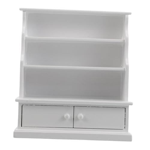 Abaodam Miniatur-bücherregal Aus Holz Für Puppenhaus Mini-Schrank Mit Ausstellungsregalen Puppenhausmöbel Zur Aufbewahrung Kleiner Bücher Abaodam Miniatur-bücherregal Aus Holz Für Puppenhaus Mini-Schrank Mit Ausstellungsregalen Puppenhausmöbel Zur Aufbewahrung Kleiner Bücher von Abaodam