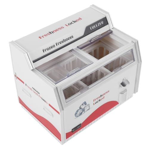 Abaodam Miniatur-küchenkühlschrank Für Puppenhäuser: Realistischer Spielzeugkühlschrank Für Kinder – Für Rollenspiele Im Supermarkt – Kompaktes Design Für Kreativen Spaß Abaodam Miniatur-küchenkühlschrank Für Puppenhäuser: Realistischer Spielzeugkühlschrank Für Kinder – Für Rollenspiele Im Supermarkt – Kompaktes Design Für Kreativen Spaß von Abaodam