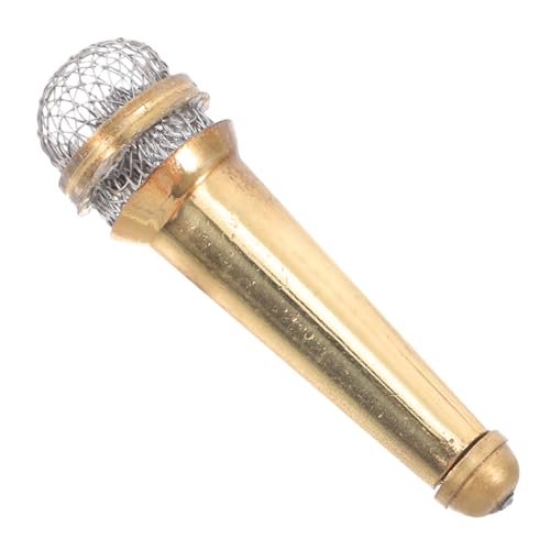 Abaodam Miniatur-mikrofon-Spielzeug Für 1:12 Puppenhaus-Musikinstrument-zubehör, Realistisches Kleines Mikrofon- Für Cosplay-Musik-Geburtstagsparty-gastgeschenke von Abaodam