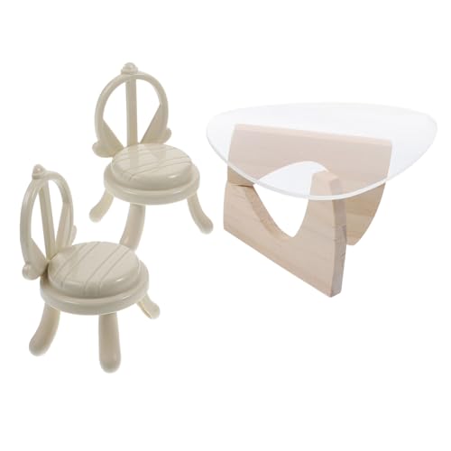 Abaodam Puppenhausmöbel Miniatur Öbel Set Für Puppenhaus 1 Tisch Und 2 Stühle Aus Doll House Zubehör Für Dekorative Öbel Für Puppenhäuser Baby Puppenhaus Abaodam Puppenhausmöbel Miniatur Öbel Set Für Puppenhaus 1 Tisch Und 2 Stühle Aus Doll House Zubehör Für Dekorative Öbel Für Puppenhäuser Baby Puppenhaus von Abaodam
