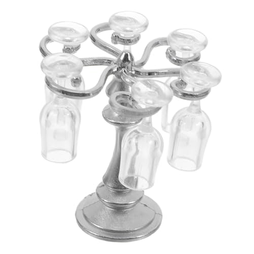 Abaodam Miniatur-weinregal Für Puppenhäuser, Mini-weingläser Aus Kunststoff, Modelle Für Mikrolandschaften, Küchen-/esstischdekorationen Für Kinder, Rollenspiele Abaodam Miniatur-weinregal Für Puppenhäuser, Mini-weingläser Aus Kunststoff, Modelle Für Mikrolandschaften, Küchen-/esstischdekorationen Für Kinder, Rollenspiele von Abaodam