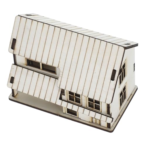Abaodam Miniaturhaus -modellbausatz Weihnachtshaus-dorfdekoration Kabinenmodell Blockhaus Selbst Bauen Montagehaus-Puzzle Hausmontagemodell 3D-Puzzle- Modell Montagehaus Beige Holz Abaodam Miniaturhaus -modellbausatz Weihnachtshaus-dorfdekoration Kabinenmodell Blockhaus Selbst Bauen Montagehaus-Puzzle Hausmontagemodell 3D-Puzzle- Modell Montagehaus Beige Holz von Abaodam