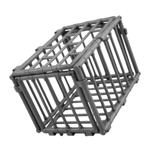 Abaodam Miniaturkäfig Deko Kleiner Käfig Ornament Für Puppenhaus Farmtier Modell Kreative Handarbeit Landschaftsdekoration von Abaodam