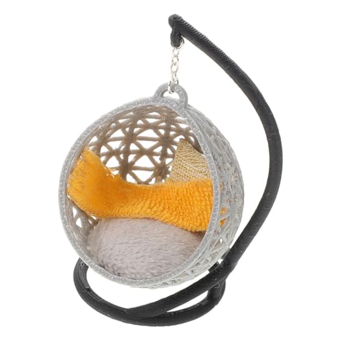 Abaodam Miniatur Swing Chair Modell Für Puppenhaus Interaktives Detailreiches Möbelstück Für Kreative Projekte Und Dekoration Sandkästen Und Mehr Abaodam Miniatur Swing Chair Modell Für Puppenhaus Interaktives Detailreiches Möbelstück Für Kreative Projekte Und Dekoration Sandkästen Und Mehr von Abaodam