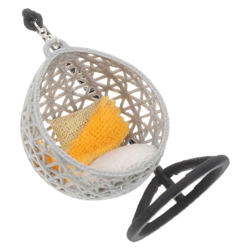 Abaodam Miniatur Swing Chair Für Puppenhaus Exquisites DIY Zubehör Bewegliches Modellmöbel Für Kreative Dekoration Für Kleine Räume Und Sandkastenmodelle Abaodam Miniatur Swing Chair Für Puppenhaus Exquisites DIY Zubehör Bewegliches Modellmöbel Für Kreative Dekoration Für Kleine Räume Und Sandkastenmodelle von Abaodam