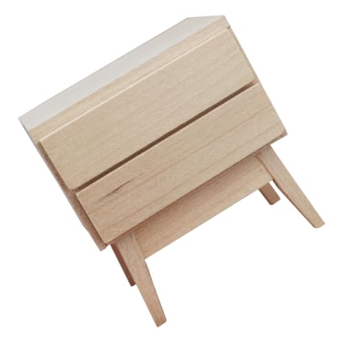 Abaodam Miniaturmöbelmodell Rahmen Verstellbare Schaufensterpuppe Ganzkörper Stütze Miniaturen Anzeige Zubehör Artikel Komodenschrank Basteln Beige Hölzern von Abaodam